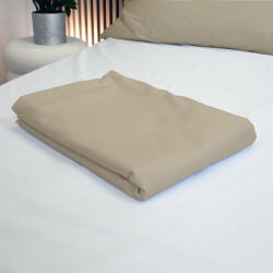 Takoy Pamut szatén lepedő 250x250 világosbarna