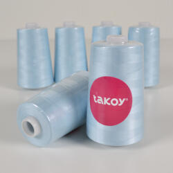 Takoy Overlock / coverlock poliészter cérna TKY 5000 világoskék