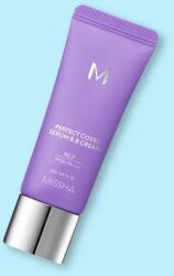 Missha Cremă BB M acoperire perfectă M Perfect Cover Serum BB Cream - 20 ml No. 27 Honey Beige