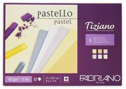 Fedrigoni Tiziano rajztömb, 160 g, 30 lap - A4, lágy színek