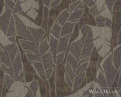AS Creation Jade 39502-3 barna levél mintás fémhatású tapéta (39502-3)