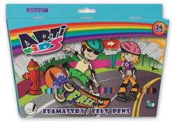 GRANIT Filctoll készlet, GRANIT Arti Kids, 24 különböző szín (TGFL24)