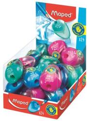 Maped Hegyező display, egylyukú, tartályos, balkezes, MAPED I-Gloo, vegyes színek - 24db (IMA032211)