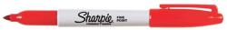 Sharpie Alkoholos marker, 1 mm, kúpos, SHARPIE Fine Point, piros (SR810940)