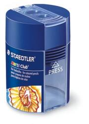 STAEDTLER Hegyező, kétlyukú, tartályos, STAEDTLER Noris 512 F, kék (TS512002)