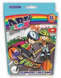 GRANIT Filctoll készlet, GRANIT Arti Kids, 12 különböző szín (TGFL12)