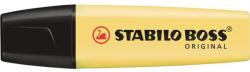 STABILO Szövegkiemelő, 2-5 mm, STABILO BOSS original Pastel, vanília (TST70144)