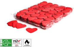  MagicFX Biodegradable Hearts - Piros Szív Alakú Lebomló Konfetti (55 mm)