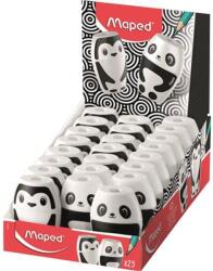 Maped Hegyező display, egylyukú, tartályos, MAPED Shakky Fancy, panda és pingvin, vegyes formák - 25db (IMA34014)