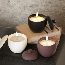  szilikon öntőforma - fedeles gyertyatégely