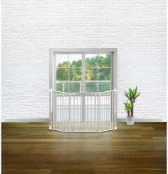 Noma Tarc de siguranta modular cu 3 panouri, metal alb, Noma N94054