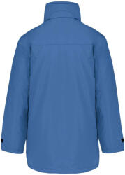 Kariban Uniszex kapucnis kabát steppelt béléssel, Kariban KA677, Light Royal Blue-XS (ka677lro-xs)