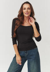 MAKADAMIA Női viszkóz póló | fekete