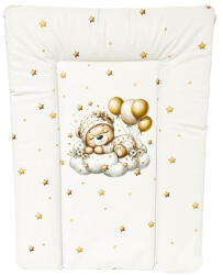  Color Pelenkázó lap Puha, körbe párnázott, bézs pizsamás maci 50 * 70 cm - babybear