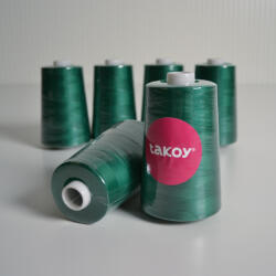 Takoy Overlock / coverlock ață poliester TKY 5000 culoare verde închis