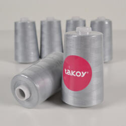 Takoy Overlock / coverlock ață poliester TKY 5000 culoare gri