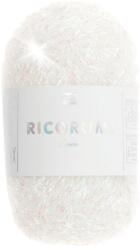 Rico Ricorumi Lamé 003 - White - csillogó fehér fonal