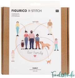 Rico Figurico - Család - keresztszemes hímzés csomag