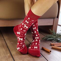 Aura Via Mikulásos-Karácsonyi rénszarvasos FÉRFI zokni 39-42 102185