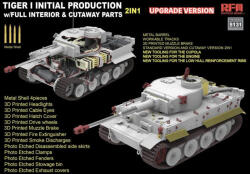 Rye Field Model Tiger I Initial Production Early 1943 w/ Full Interior Updated Version 1: 35 (RFM5131)