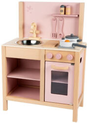 Label Label Label-Label fa játékkonyha rózsaszín
