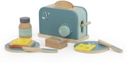 Label Label Label-Label kenyérpirító kiegészítőkkel, zöld színben - Fa játék szerepjáték