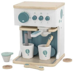 Label Label Label-Label kávéfőző szett kiegészítőkkel, zöld színben - Fa játék szerepjáték