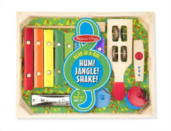 Melissa & Doug M&d, Hangszerek, Zenekar A Dobozban, Rázd-fújd-koppintsd