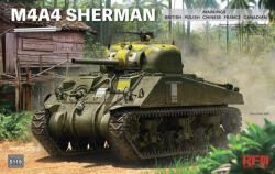 Rye Field Model M4A4 Sherman with Workable Tracks & Metal Barrel 1: 35 (RFM5119)