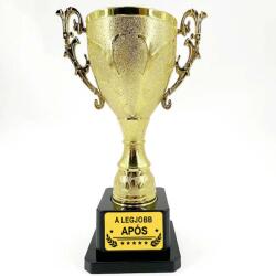 Nevesajándék A Legjobb APÓS - Serleg, Kupa, Trófea - Ajándék Apósnak (SER032)