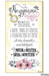 Neves Ajándék Hűtőmágnes - Nagymama konyhája 7, 5x14cm (HFD034)