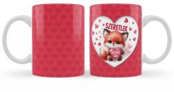 Nevesajándék Valentin Napi Bögre 3dl - Szeretlek örökre Tiéd (B1308)