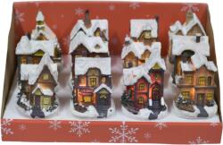 Színes világítós házikó kicsi 12db - OKOS ÁR!