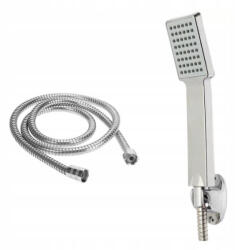 Gamma ZN zuhanyrózsa + zuhanycső + fali akasztó szett - króm (ZN59CH0)