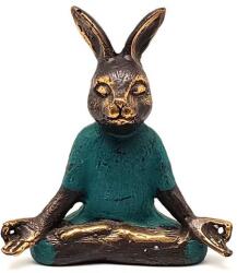 R. M. ékszer Réz figura meditáló nyúl kék 9, 5x9cm (017799)