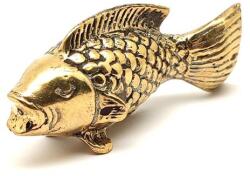 R. M. ékszer Réz figura hal arany 3x6cm (017949)