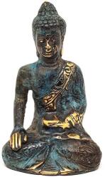 R. M. ékszer Réz figura Buddha gyógyító kék arany 10x6cm (017906)