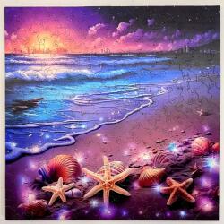  Tündöklő tengerpart fa puzzle (oc-glowingbeach-l)