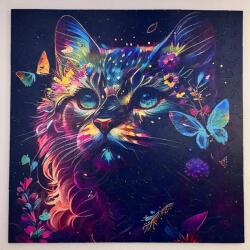  Álmodozó cica fa puzzle (oc-dreamingcat-l)