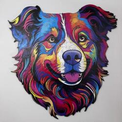 Vidám kutyus fa puzzle (oc-happydog-l)