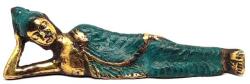 R. M. ékszer Réz figura Buddha fekvő arany kék 2, 5x11cm (017815)