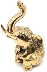 R. M. ékszer Réz figura Elefánt ülő arany 8x5cm (017877)