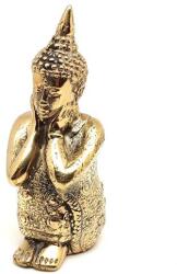 R. M. ékszer Réz figura Buddha álmodozó arany 9x4cm (017770)