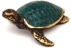 R. M. ékszer Réz figura teknős tengeri óarany kék 1, 5x5cm (017821)