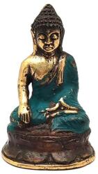 R. M. ékszer Réz figura Buddha arany kék 7x4, 5cm (017867)