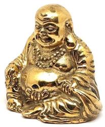 R. M. ékszer Réz figura nevető Buddha arany 5cm (017736)