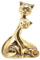 R. M. ékszer Réz figura macska pár arany 11x8cm (017943)