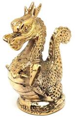 R. M. ékszer Réz figura Sárkány védelmező arany 5x7cm (017874)