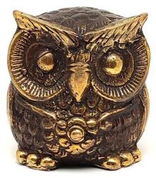 R. M. ékszer Réz figura bagoly óarany 5x4cm (017936)