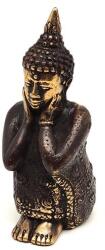 R. M. ékszer Réz figura Buddha álmodozó óarany 9x4cm (017771)